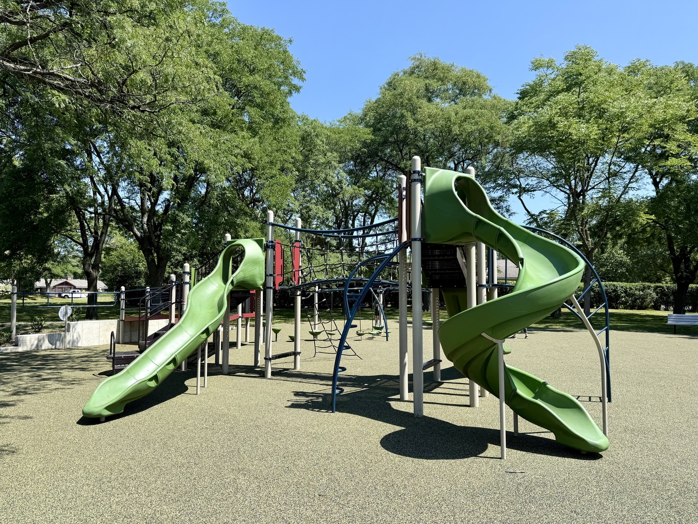 3509 Lawson Road Glenview, IL 60026 - Photo 41 of 54 a view of a park with swings