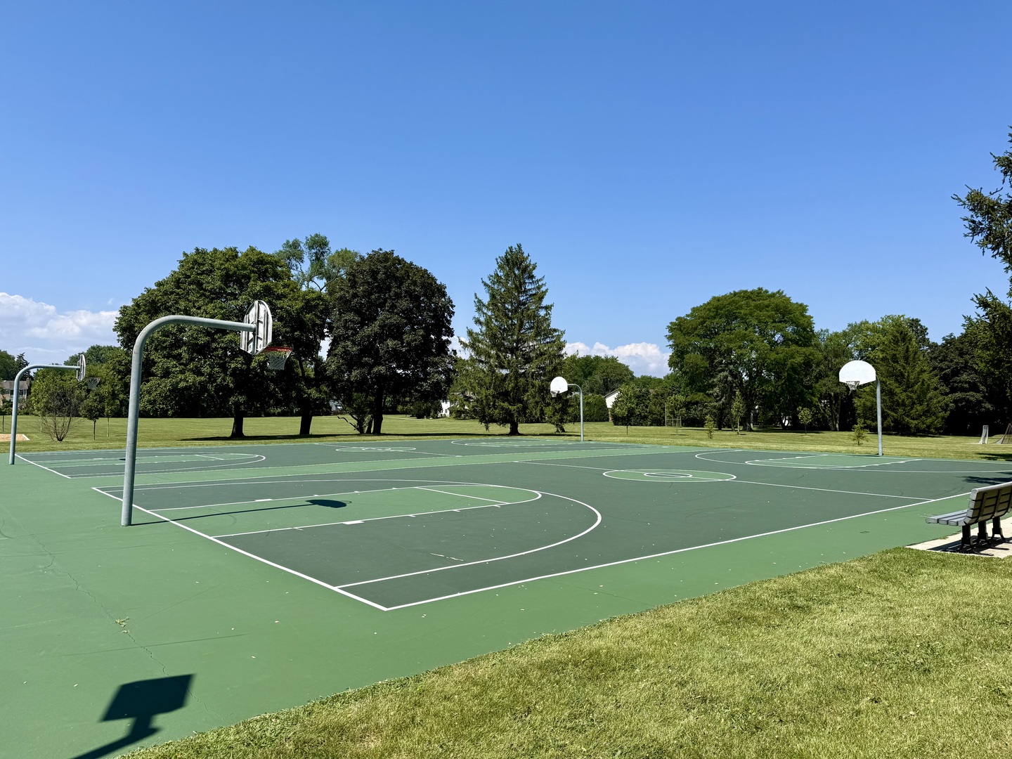 3509 Lawson Road Glenview, IL 60026 - Photo 43 of 54 a view of tennis court and yard