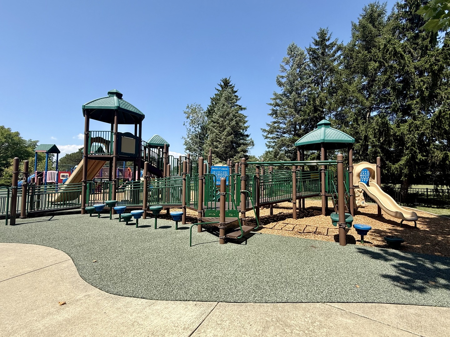 3509 Lawson Road Glenview, IL 60026 - Photo 44 of 54 a view of a park with slide