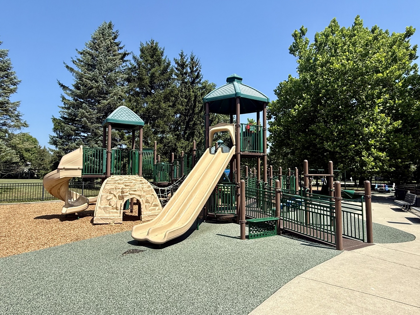3509 Lawson Road Glenview, IL 60026 - Photo 45 of 54 a view of a park with slide