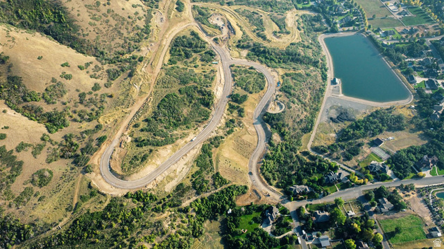 145 South Troy Street, Unit 13 Mapleton, UT 84664 - Photo 11 of 12 Drone / aerial view of a large body of water