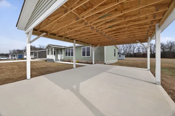 a view of a house with a outdoor space