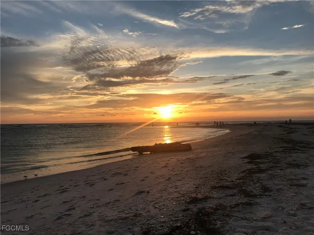 a view of an ocean and beach