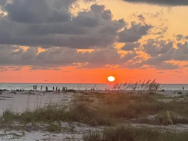 a view of an ocean and beach