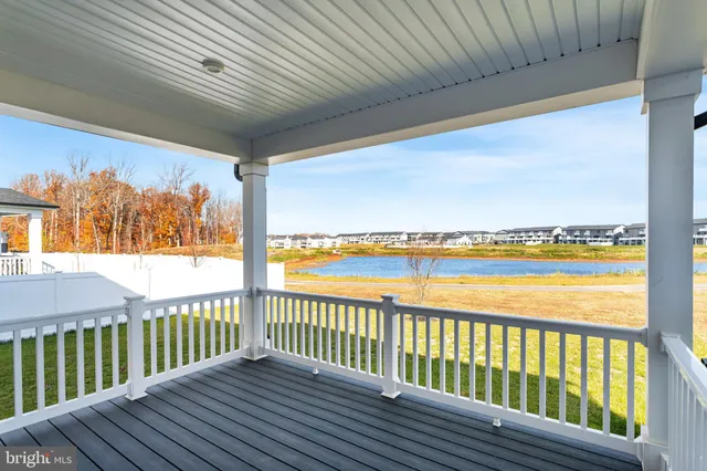 a view of wooden deck
