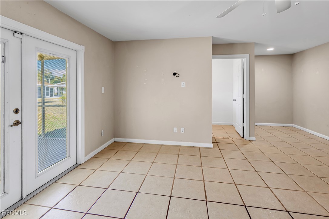 2301 Hibiscus Road Fort Myers, FL 33905 - Photo 17 of 40 a view of an empty room and window
