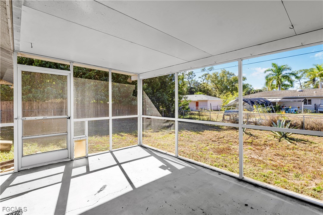 2301 Hibiscus Road Fort Myers, FL 33905 - Photo 36 of 40 a view of swimming pool from a window
