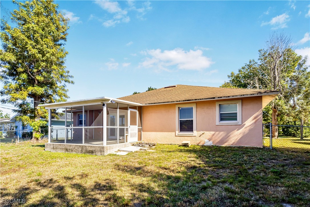 2301 Hibiscus Road Fort Myers, FL 33905 - Photo 38 of 40 a view of a house with a yard