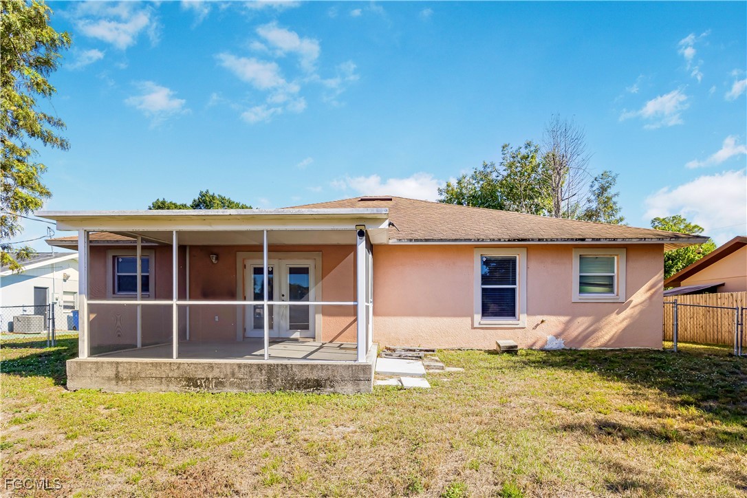 2301 Hibiscus Road Fort Myers, FL 33905 - Photo 39 of 40 a view of a house with a yard