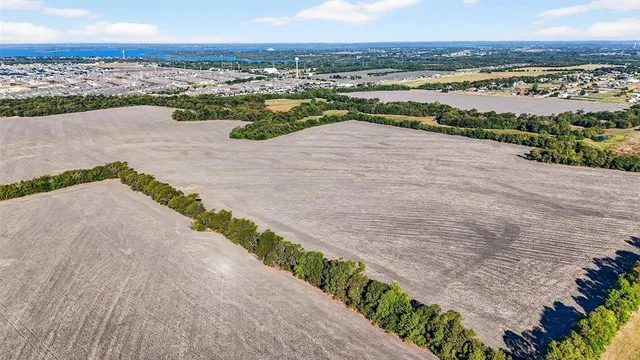 a view of a city with ocean view
