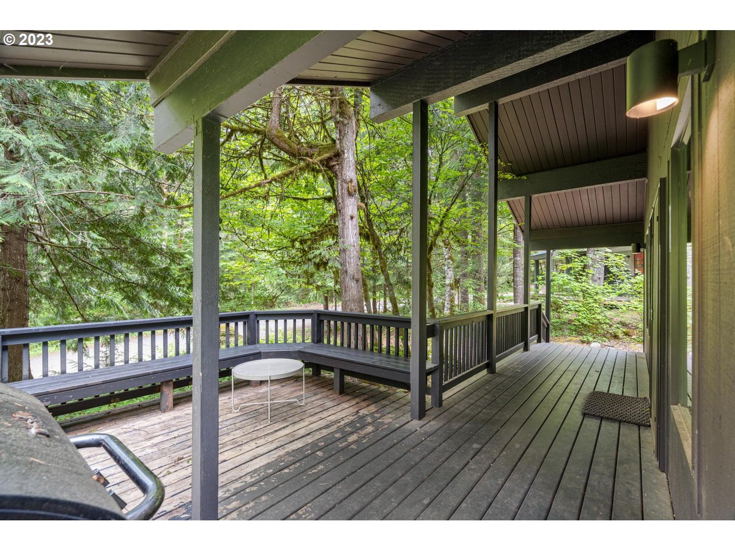 72715 East Village Loop Road Rhododendron, OR 97049 - Photo 32 of 48 a view of a wooden deck