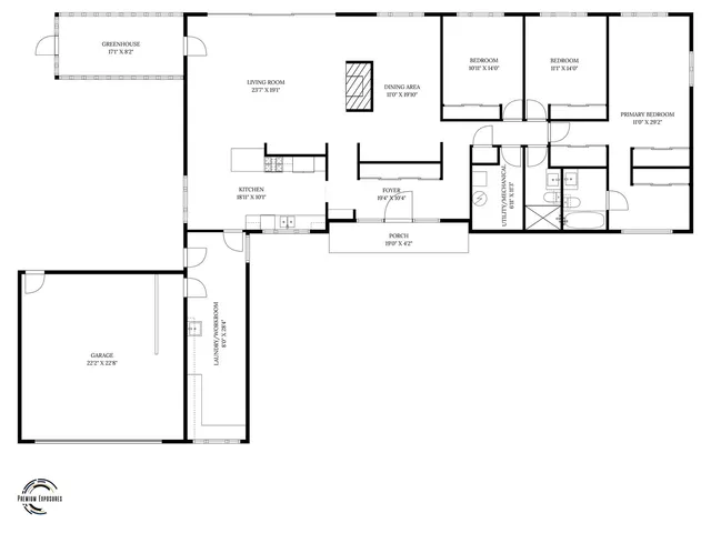 a picture of a floor plan
