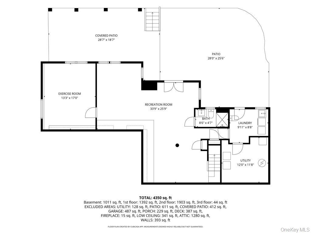 55 Harris Road Katonah, NY 10536 - Photo 49 of 50 Lower Level Floor Plan