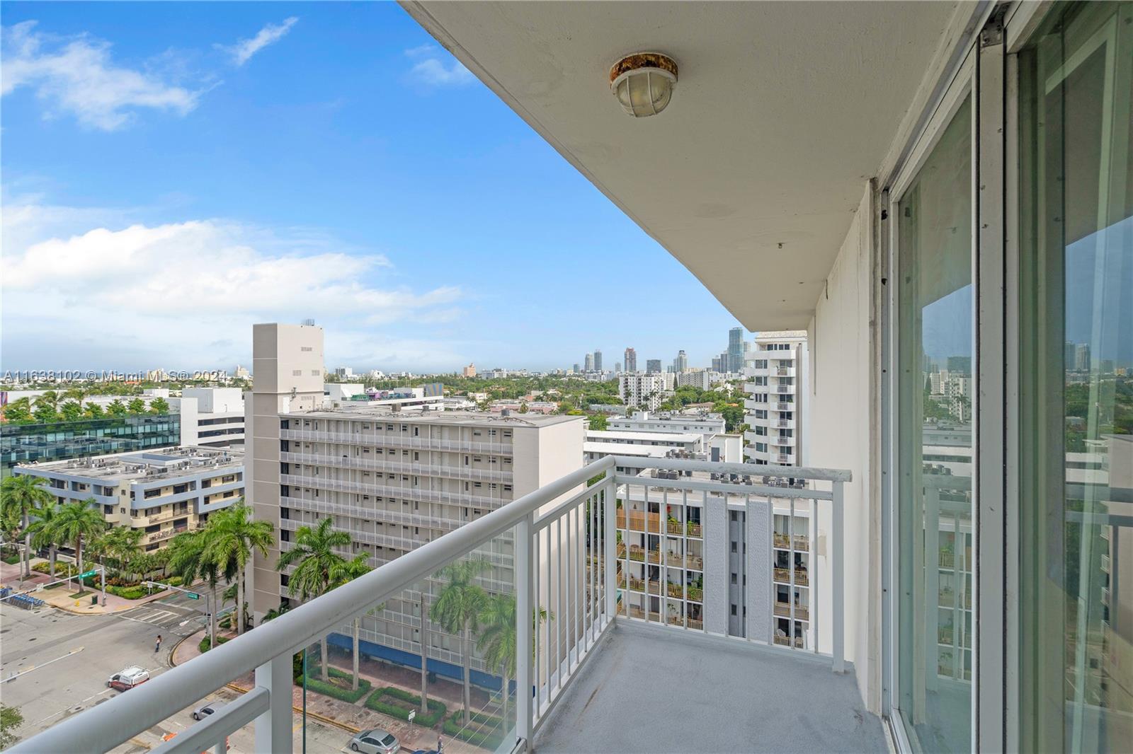 1345 Lincoln Road, Unit PH6 Miami Beach, FL 33139 - Photo 17 of 35 a view of a balcony with city view
