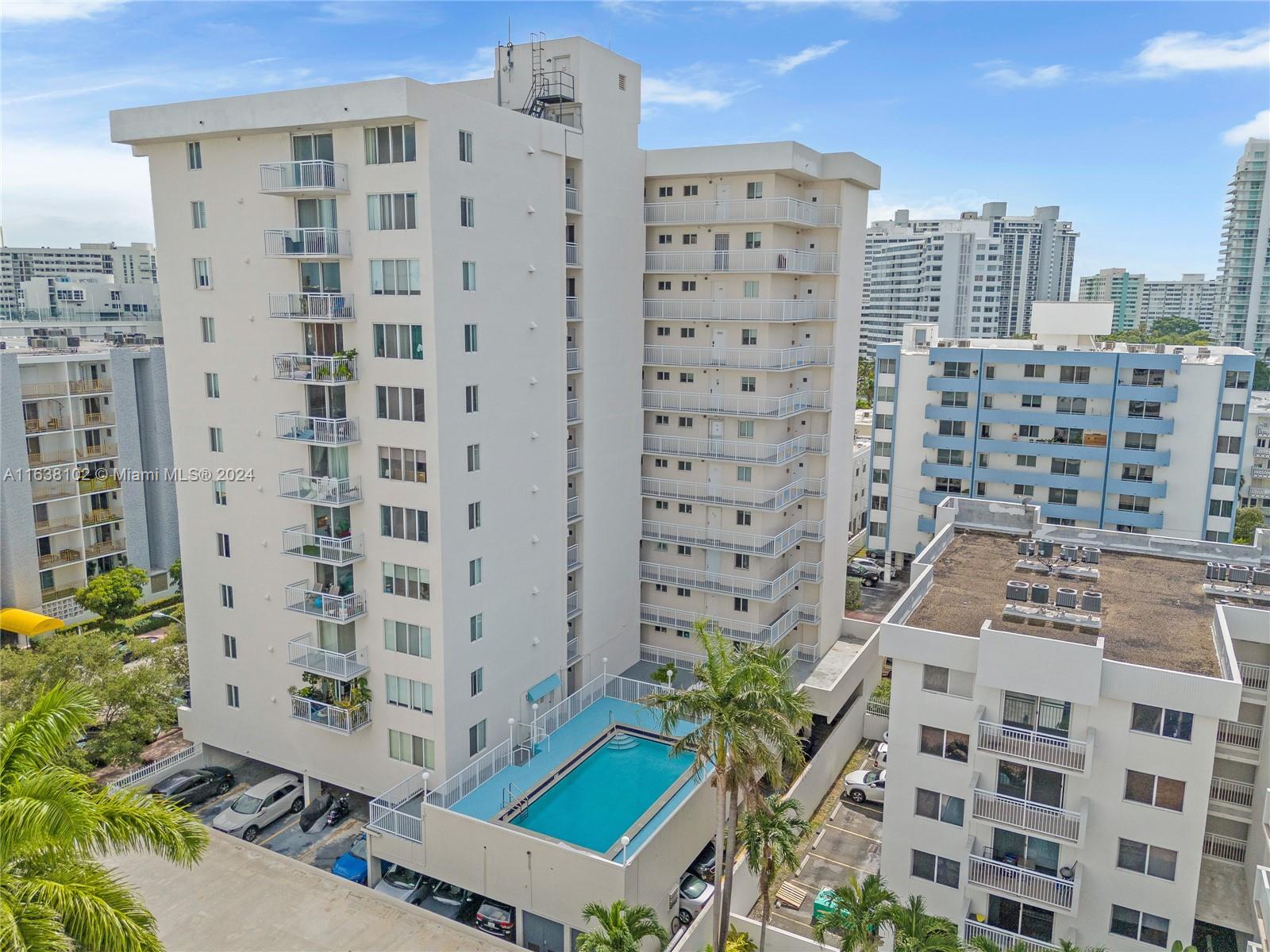 1345 Lincoln Road, Unit PH6 Miami Beach, FL 33139 - Photo 21 of 35 a city view with tall buildings