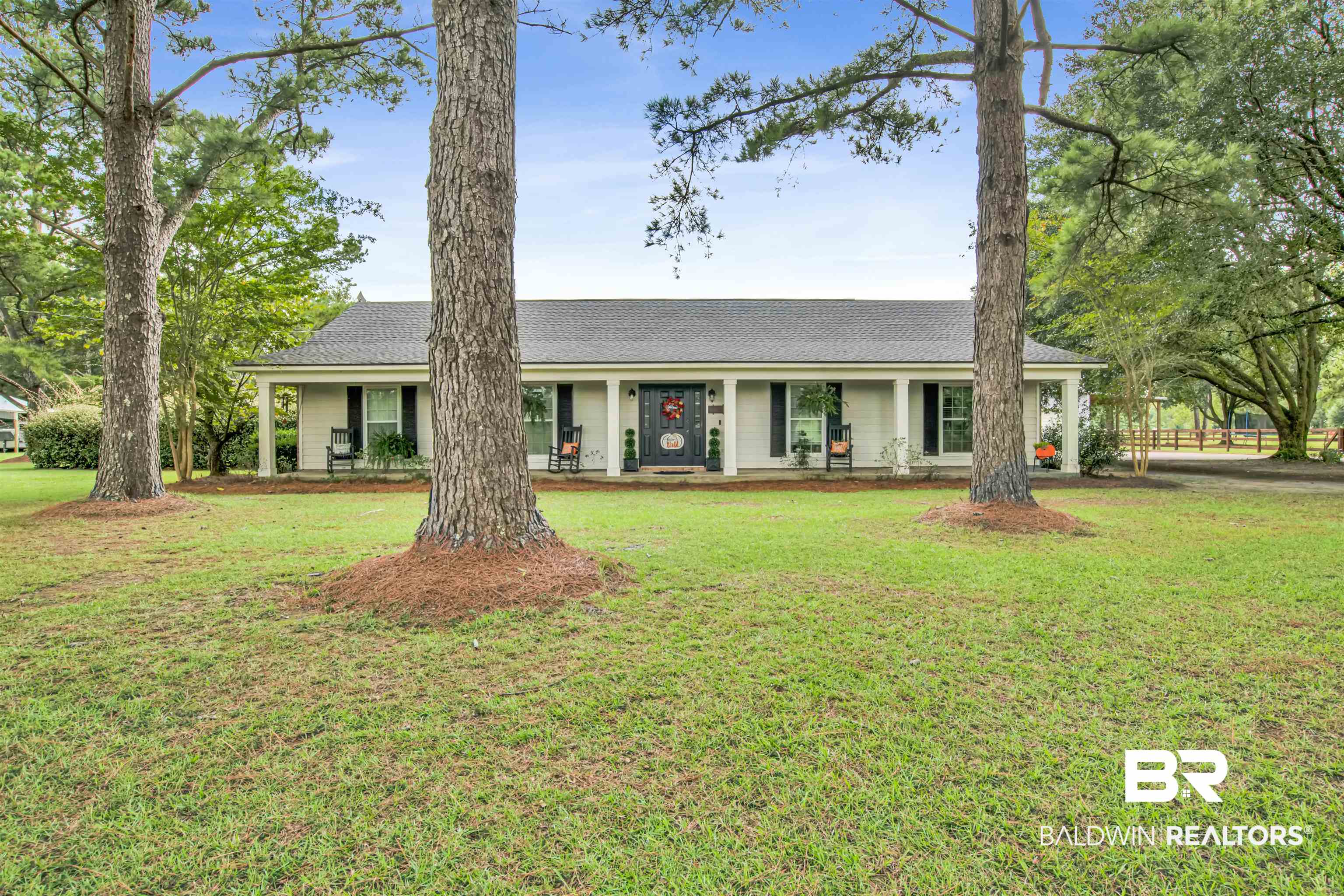 13385 Tom Gaston Road Mobile, AL 36695 - Photo 34 of 42 Single story home with a porch and a front lawn