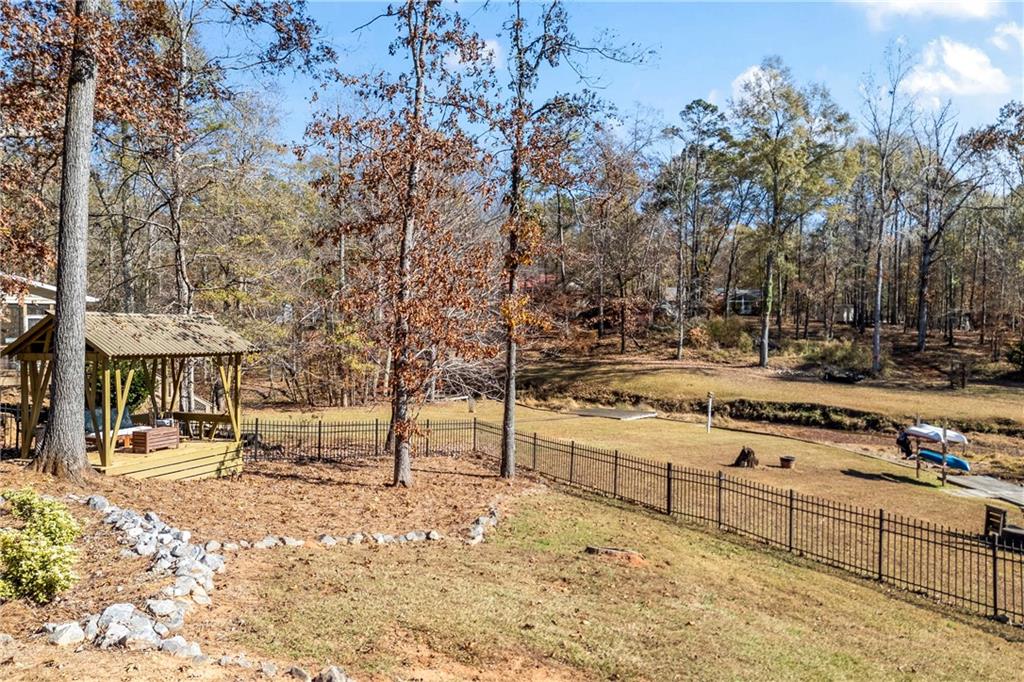 243 Bluegill Road Eatonton, GA 31024 - Photo 124 of 144 a view of a yard with snow on the road