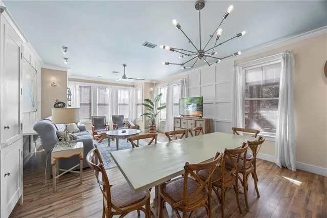 a view of a balcony with furniture