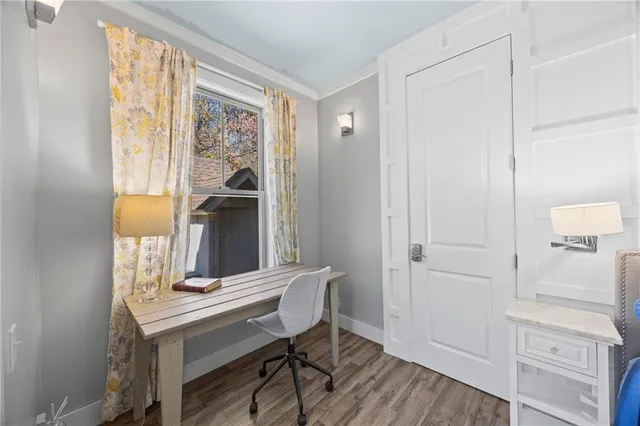 a street sign on a pole on a street