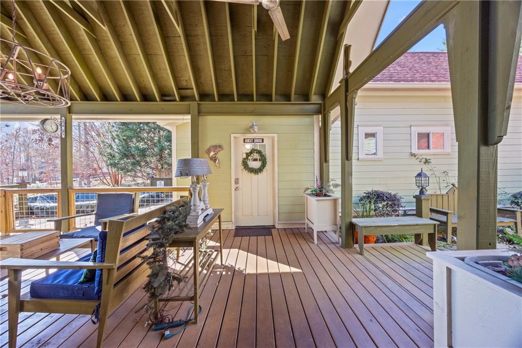 243 Bluegill Road Eatonton, GA 31024 - Photo 69 of 144 a view of a balcony with furniture