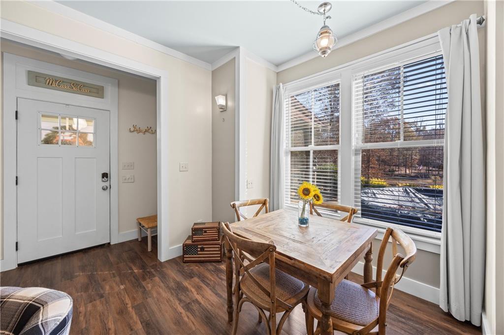 243 Bluegill Road Eatonton, GA 31024 - Photo 72 of 144 a view of a dining room with furniture window and wooden floor