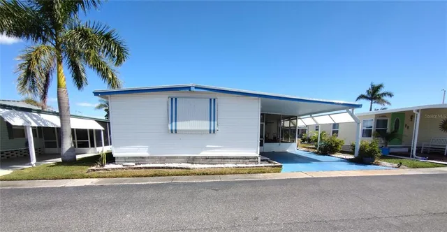 a view of a house with a patio