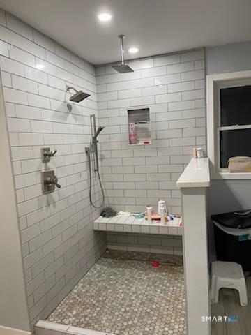 95 Old Breakneck Road Killingly, CT 06241 - Photo 22 of 39 a bathroom with a sink toilet and shower