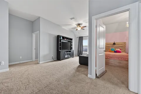 a view of a livingroom with a furniture