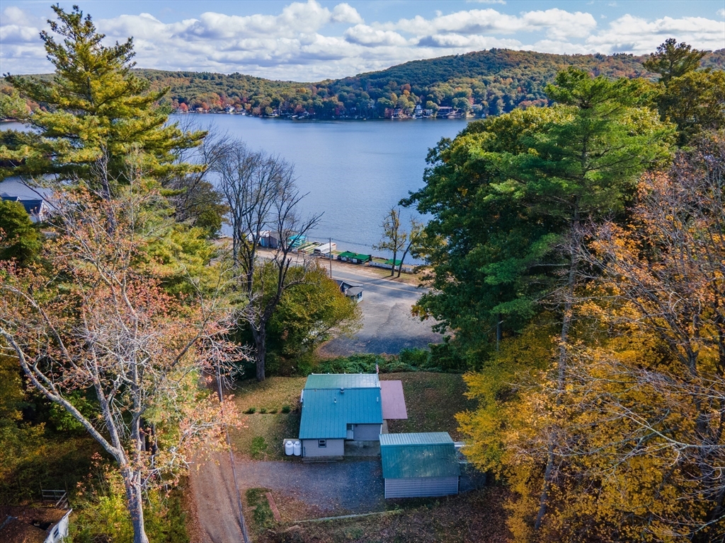 9 Chandler Road Holland, MA 01521 - Photo 33 of 42 a view of a lake with a mountain in the background