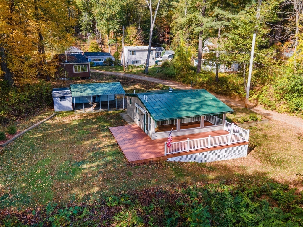 9 Chandler Road Holland, MA 01521 - Photo 5 of 42 an aerial view of a house with a yard