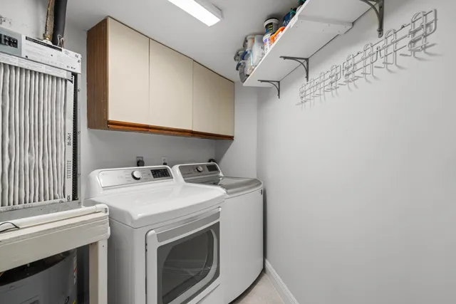 a view of wooden door