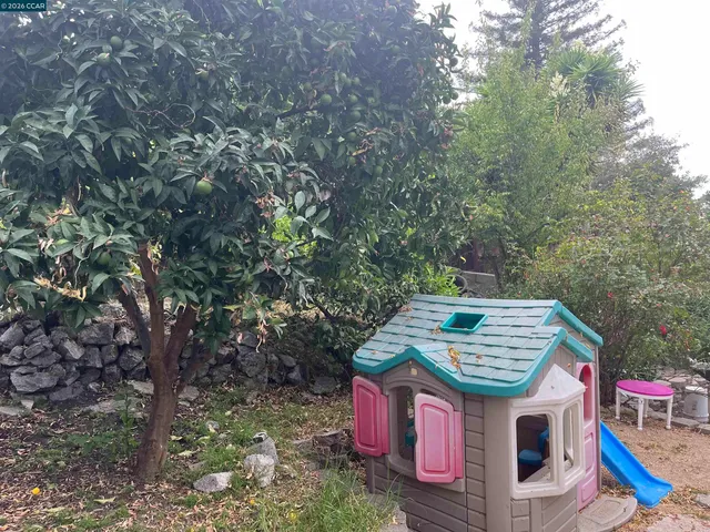 a view of outdoor space with seating area