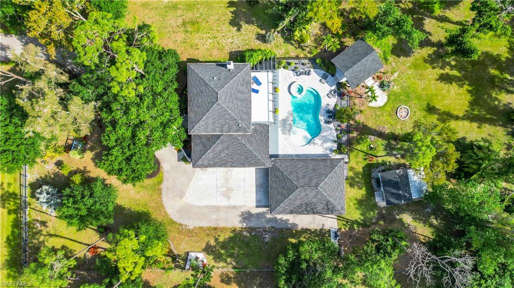 15711 Anderson Lane Fort Myers, FL 33912 - Photo 45 of 48 Bird's eye view of a pool and property