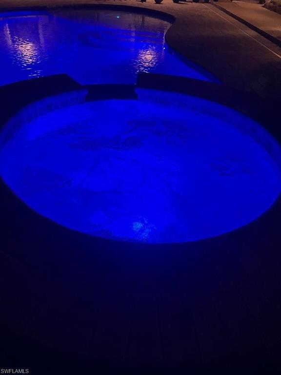 15711 Anderson Lane Fort Myers, FL 33912 - Photo 47 of 48 Nighttime View of pool featuring pool automation