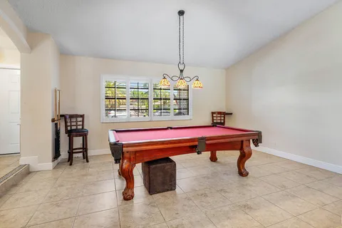 a room with furniture