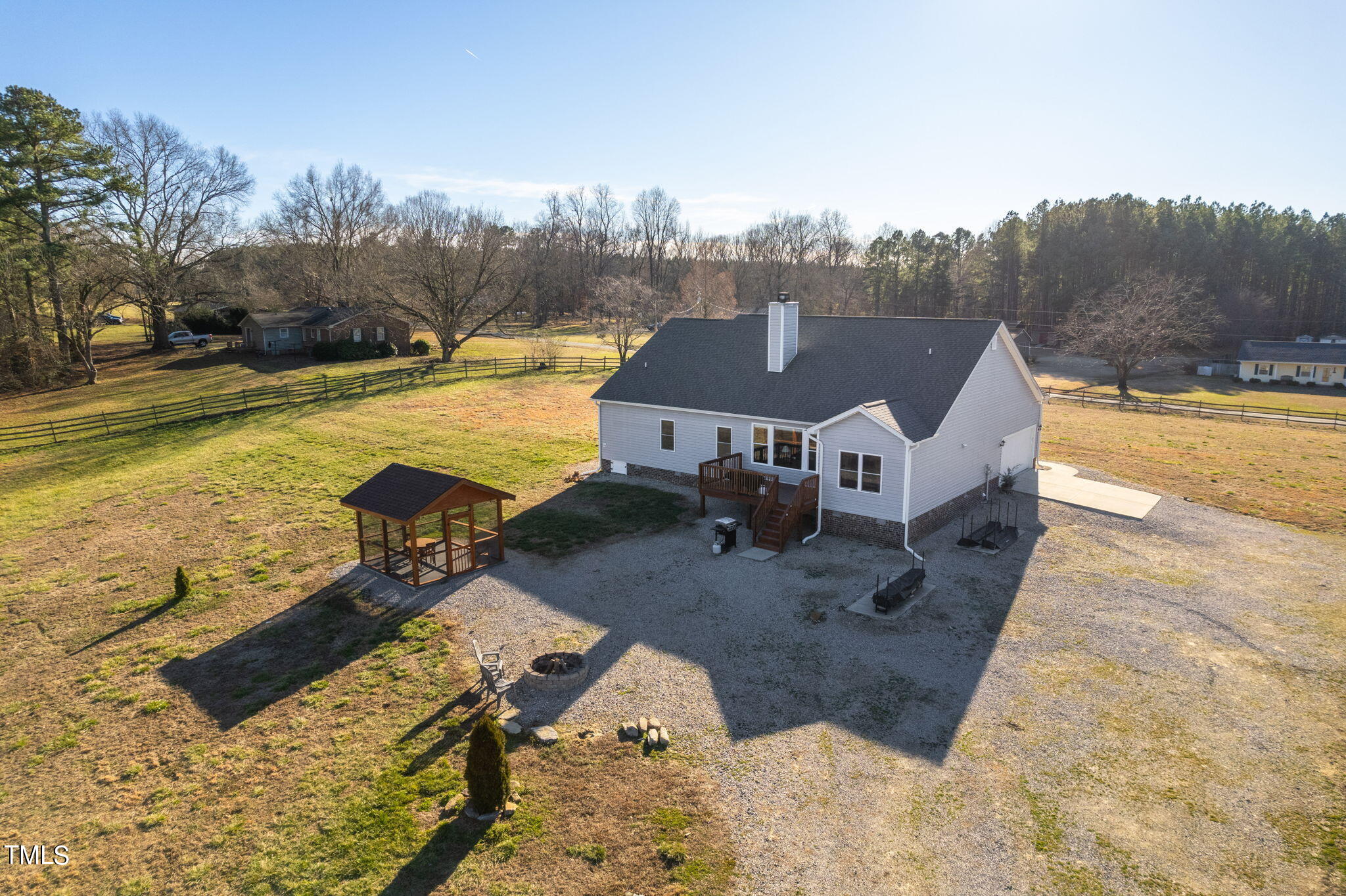 1428 Spring Valley Lake Road Henderson, NC 27537 - Photo 31 of 92 Left side of home