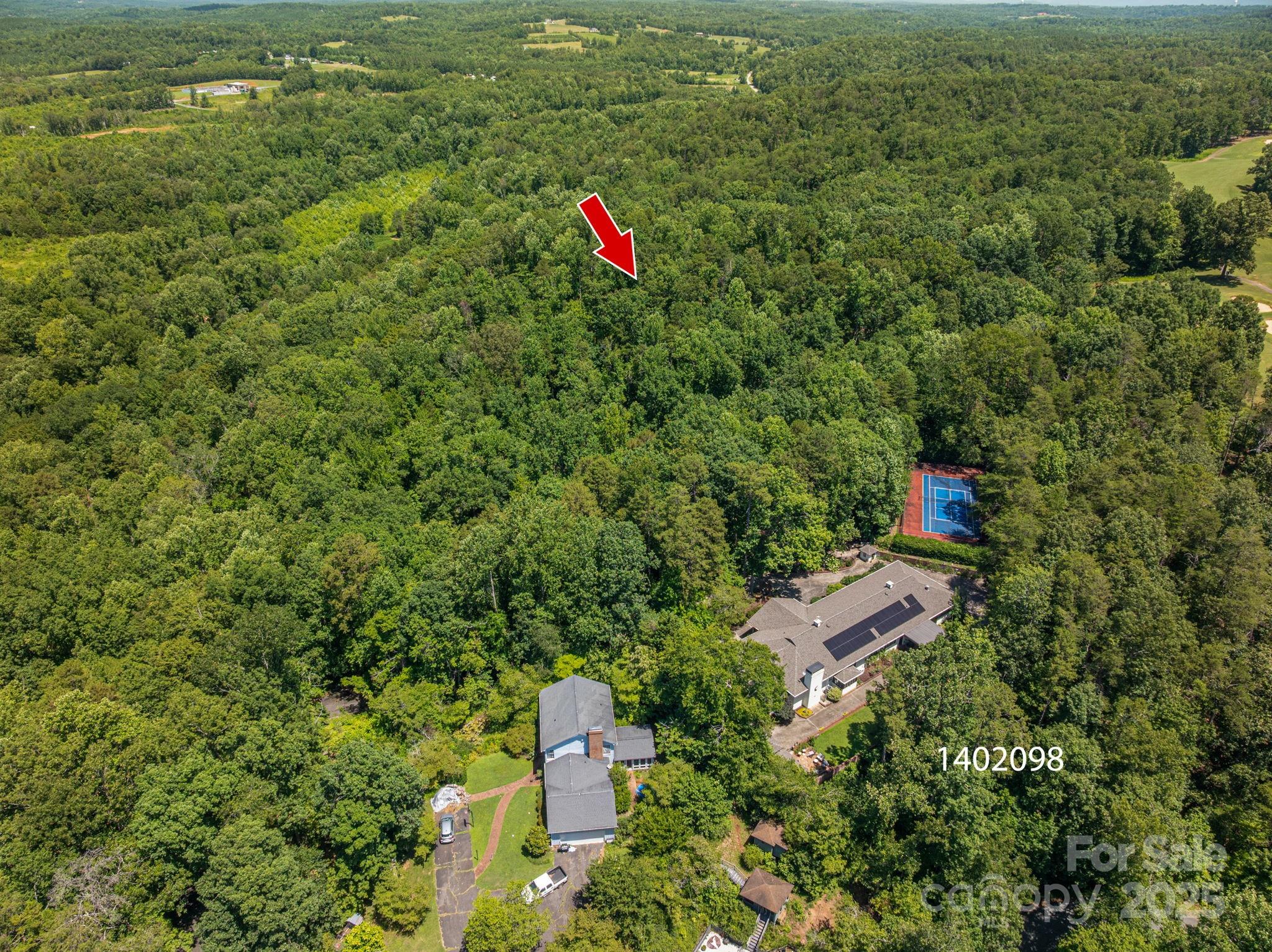Lot 170 Coxe Road Rutherfordton, NC 28139 - Photo 3 of 16 an aerial view of residential house with outdoor space and trees