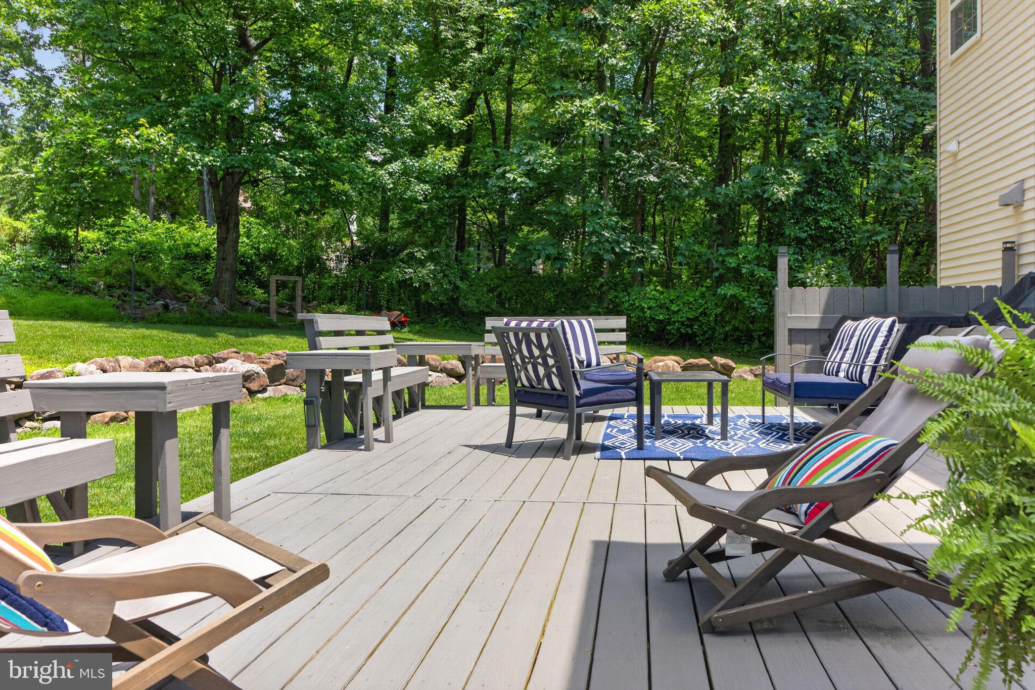 103 Ridge Run Road Sellersville, PA 18960 - Photo 31 of 41 Large Deck Private Rear yard