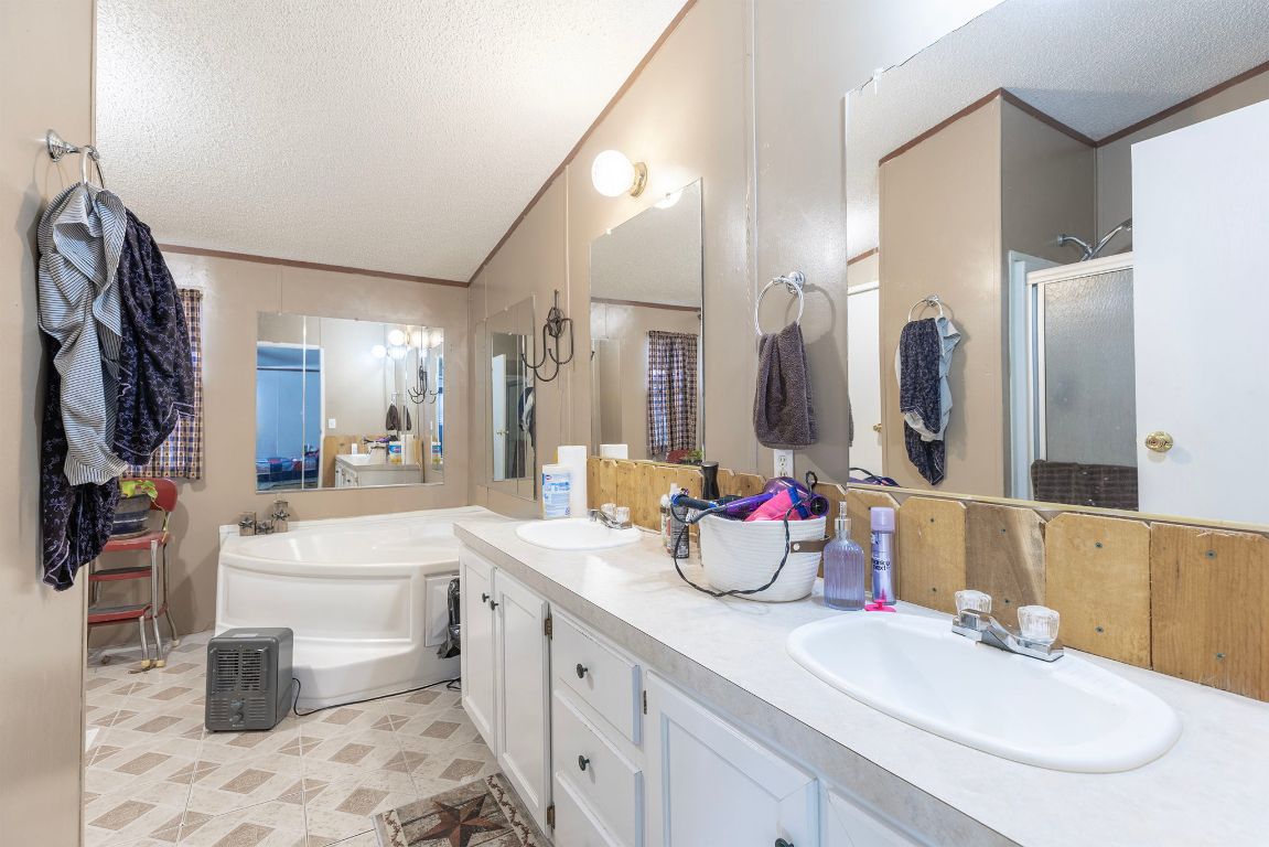 209 East Sheldon Avenue Thrall, TX 76578 - Photo 7 of 20 a bathroom with a double vanity sink mirror and double