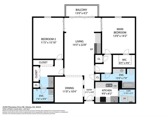 $225,000 | 25205 Plantation Drive Northeast, Unit 205, Atlanta, GA 30324