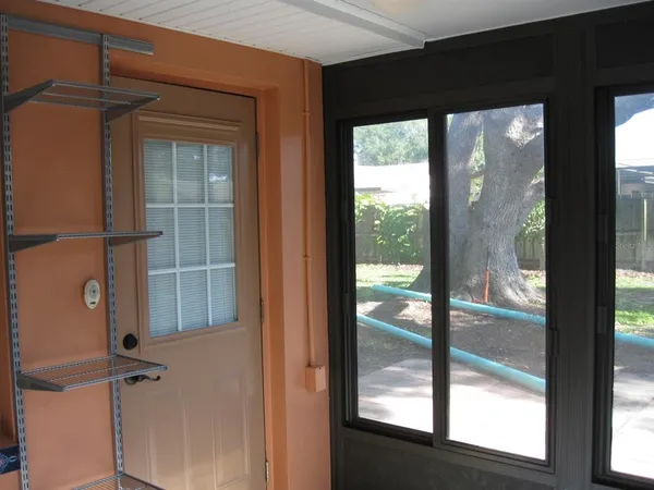 a view of front door