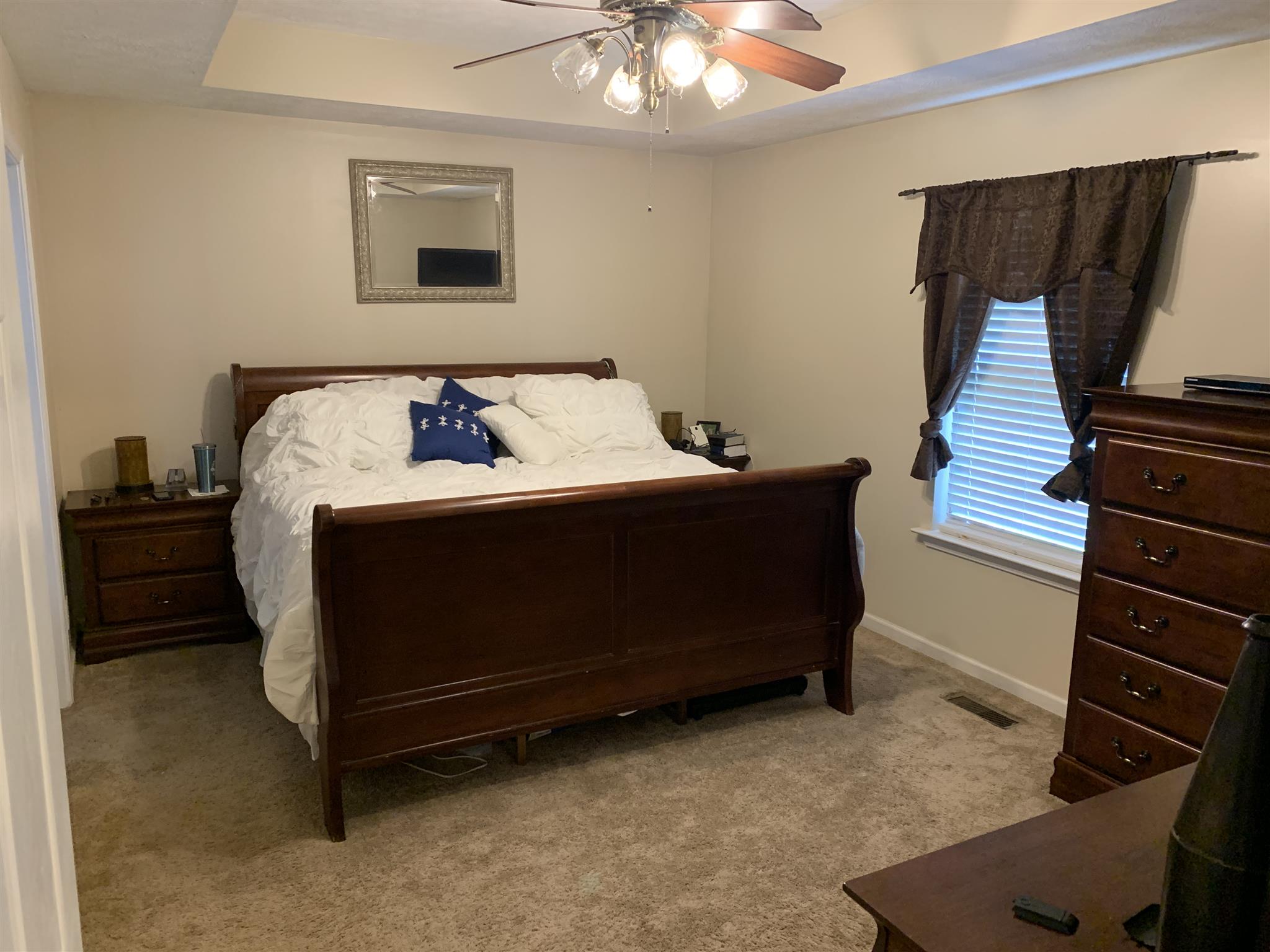 373 North Harris Road Portland, TN 37148 - Photo 9 of 15 Master bedroom with trace ceiling
