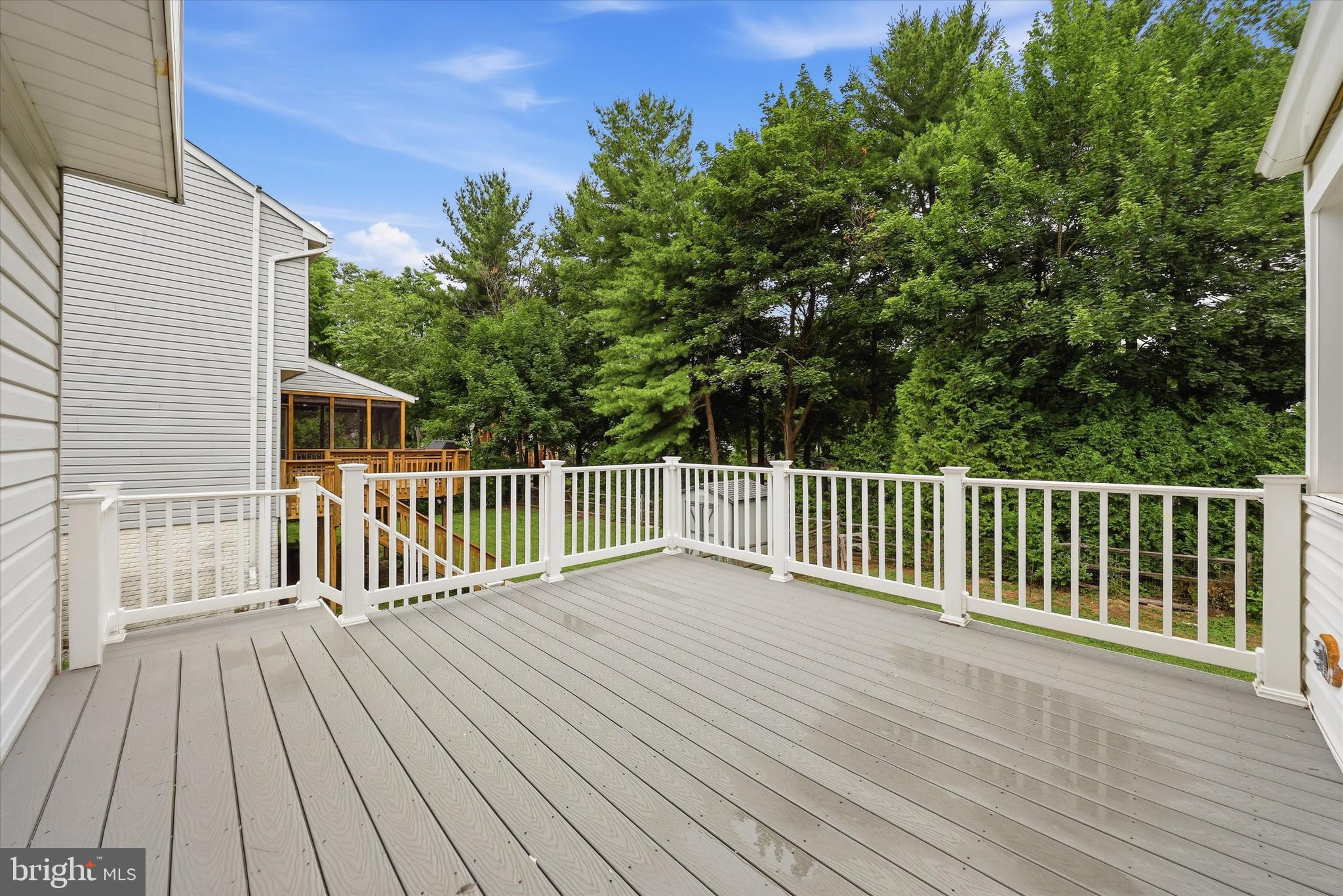 6622 Gooseander Court Frederick, MD 21703 - Photo 36 of 48 Rear Deck Accessed from Screened Porch
