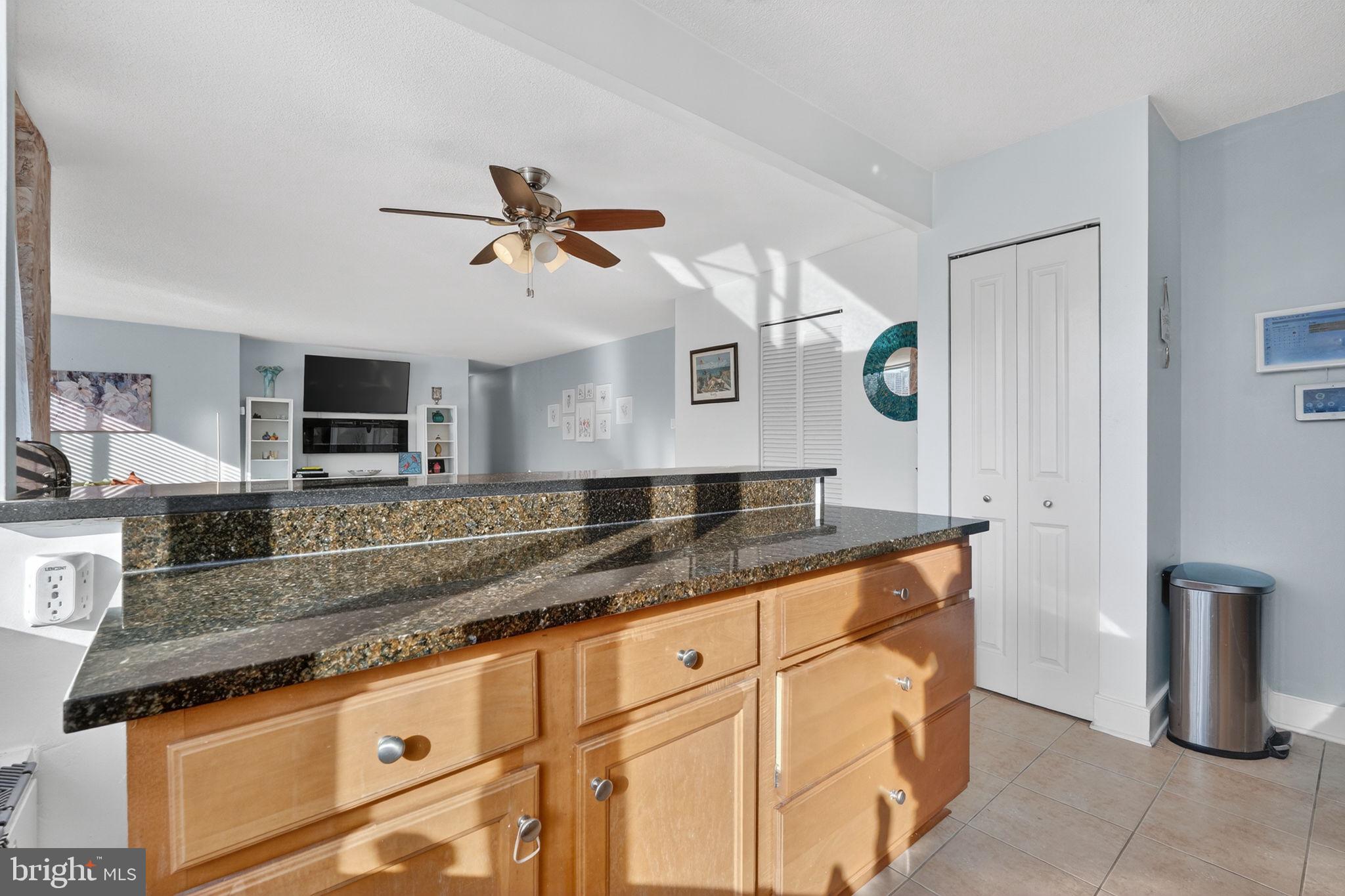 1220 Blair Mill Road, Unit 205 Silver Spring, MD 20910 - Photo 6 of 31 a kitchen with granite countertop a sink a counter top space appliances and cabinets
