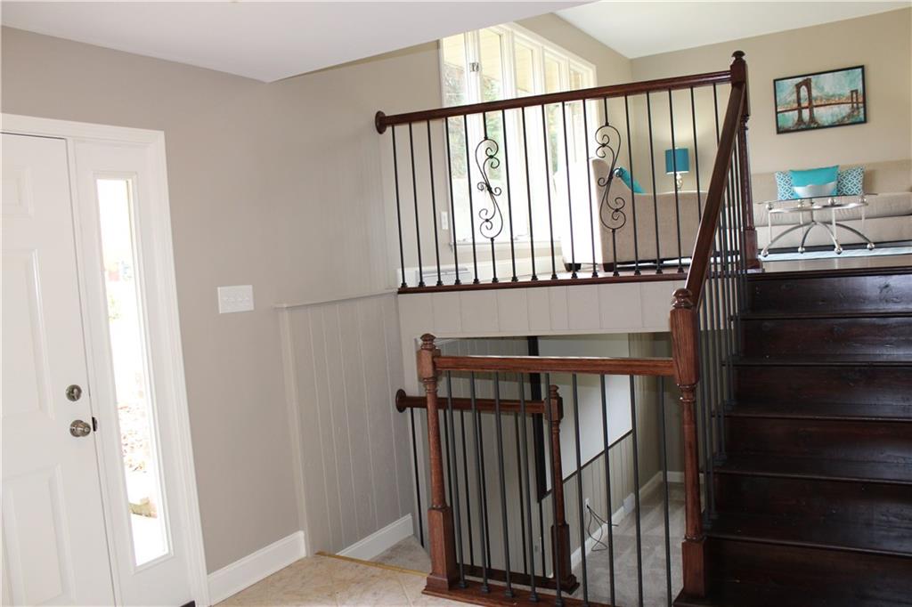 5880 Tuscarawas Road Beaver, PA 15009 - Photo 8 of 22 Beautiful Wrought Iron and Oak Railings