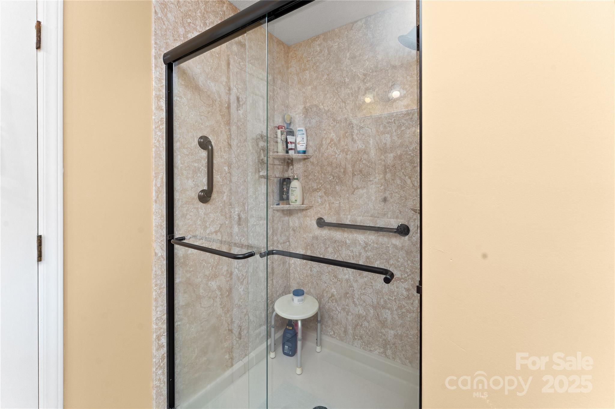 3614 McKee Road Charlotte, NC 28270 - Photo 16 of 29 a bathroom with a shower and toilet