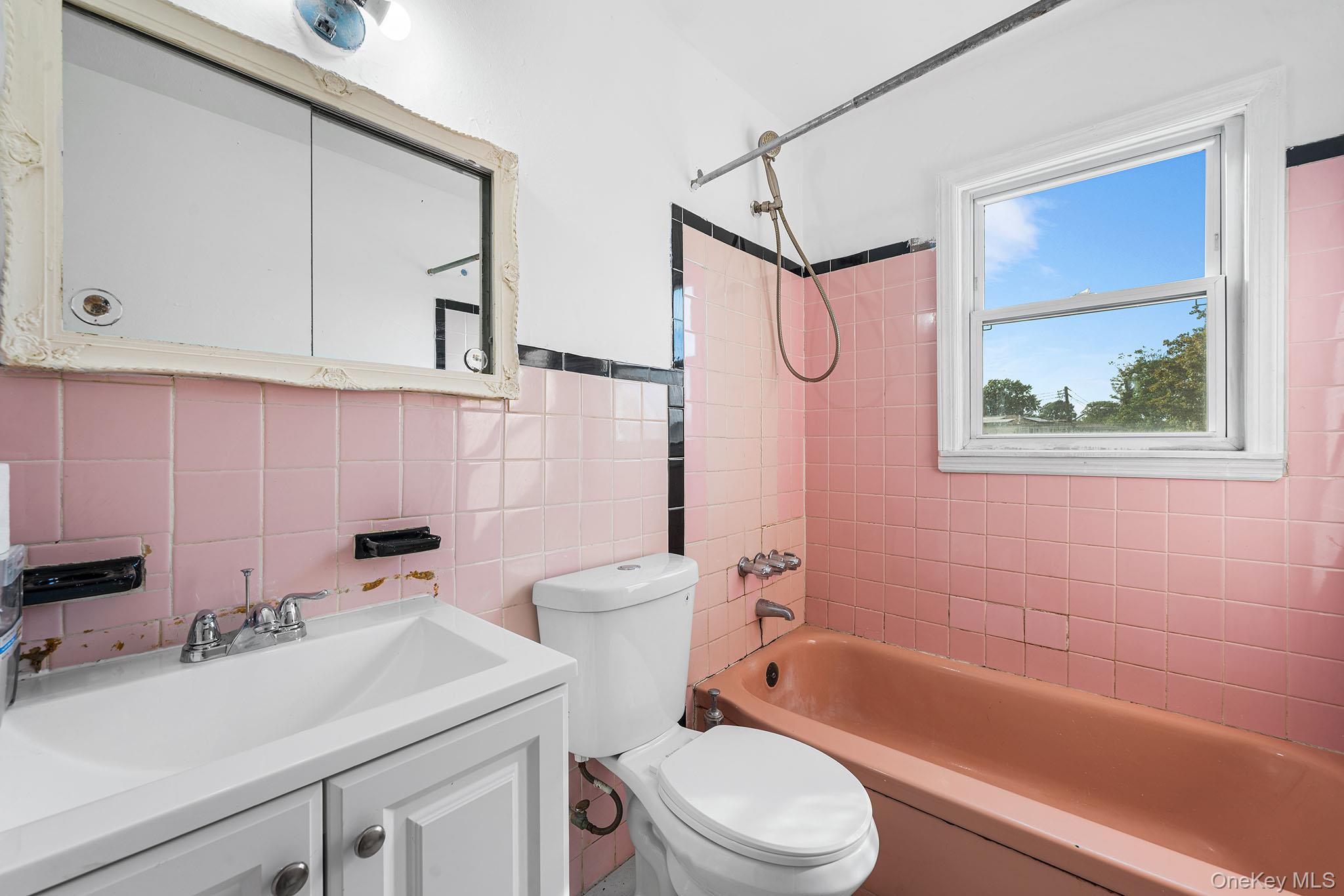 172-04 Amelia Road Queens, NY 11434 - Photo 19 of 25 a bathroom with a sink a toilet and bathtub