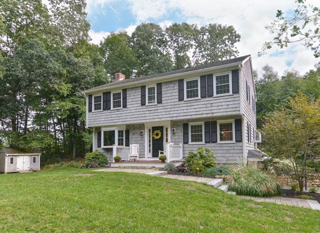 520 Burroughs Road Boxborough, MA 01719 - Photo 29 of 34 a front view of a house with garden