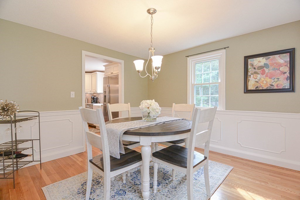 520 Burroughs Road Boxborough, MA 01719 - Photo 7 of 34 a view of a dining room with furniture window and wooden floor