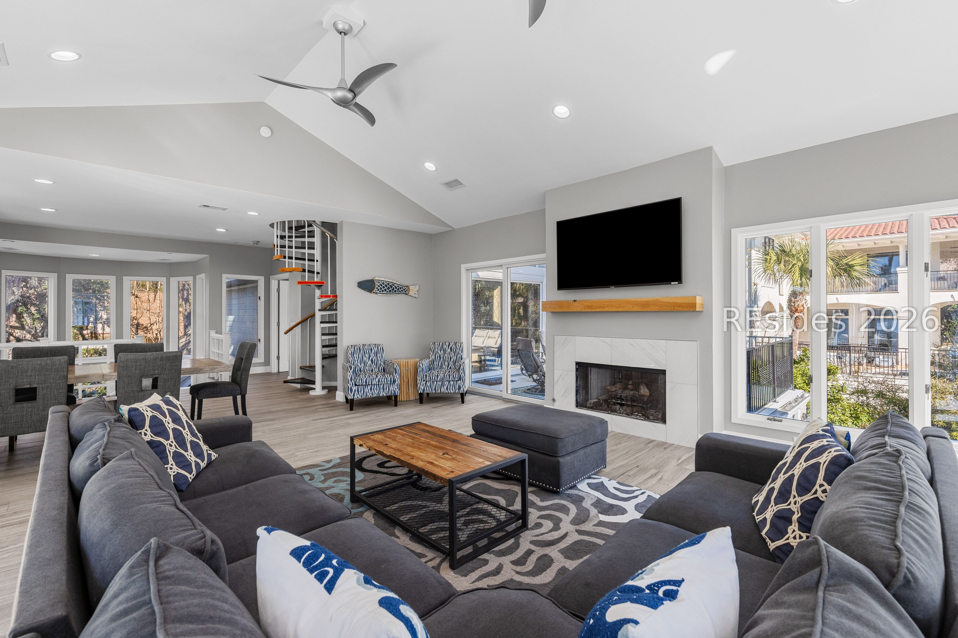 5 Brigantine Hilton Head Island, SC 29928 - Photo 7 of 41 living room - 2nd level